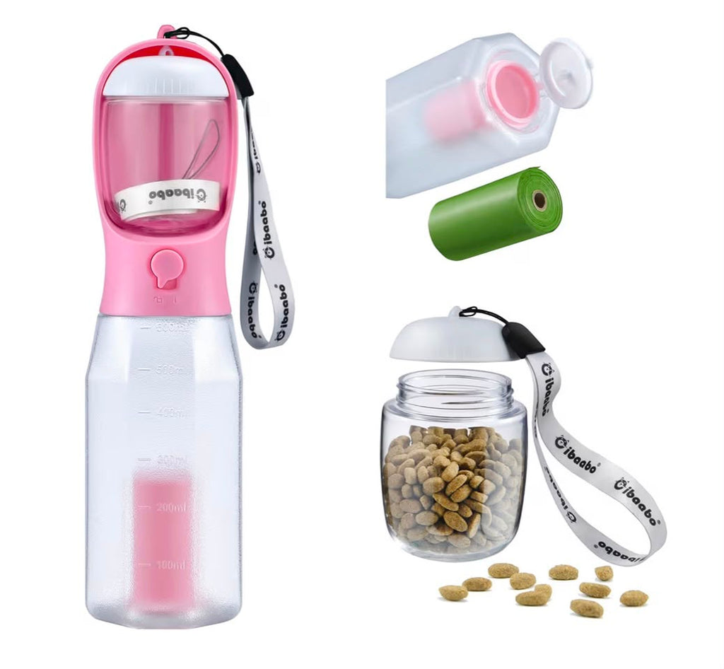 Portable Dog Water Bottle & Bowl